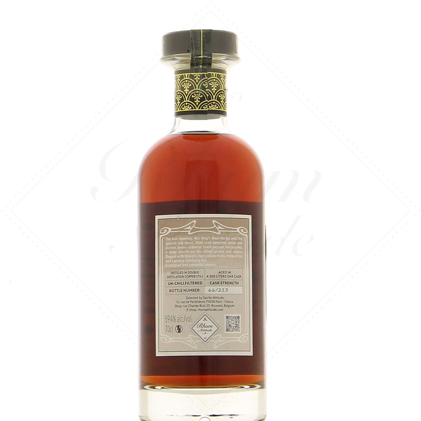 Cognac Grande Champagne Lot 87 Sélection Rhum Attitude 59,4° – Image 2