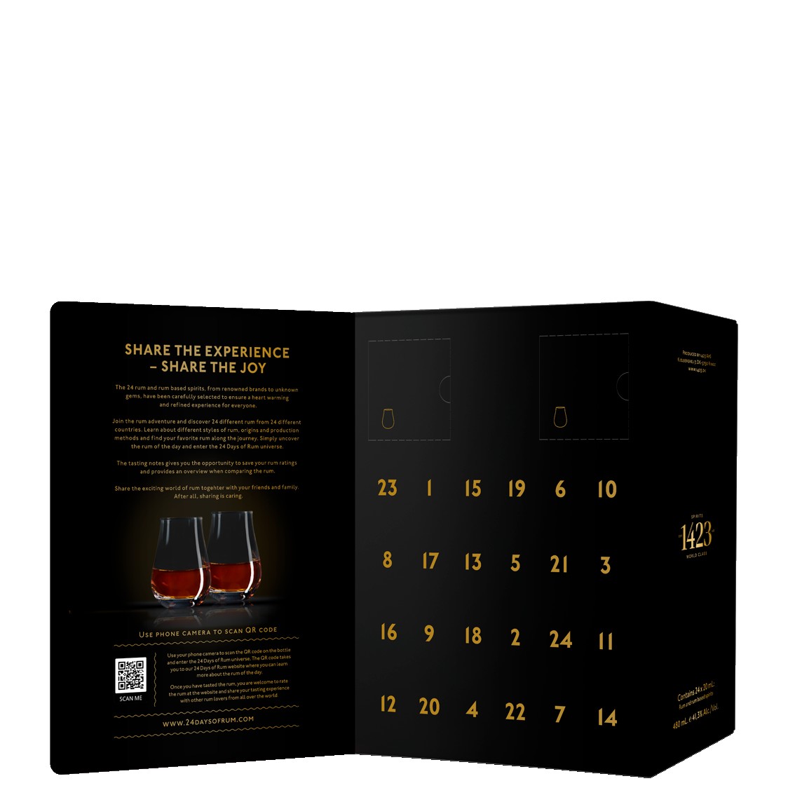 Calendrier de l'avent du rhum 24 days of rum - black edition 2024 – Image 3
