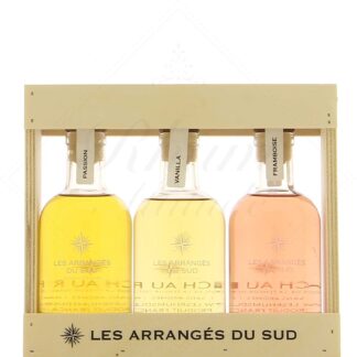 Les Rhums du Sud Coffret Framboise Vanille Passion 3 x 20cl 30°