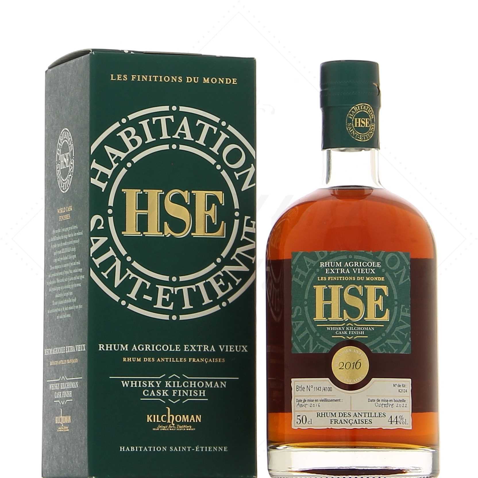 HSE Extra Vieux Whisky Kilchoman Cask Finish 2016 44°