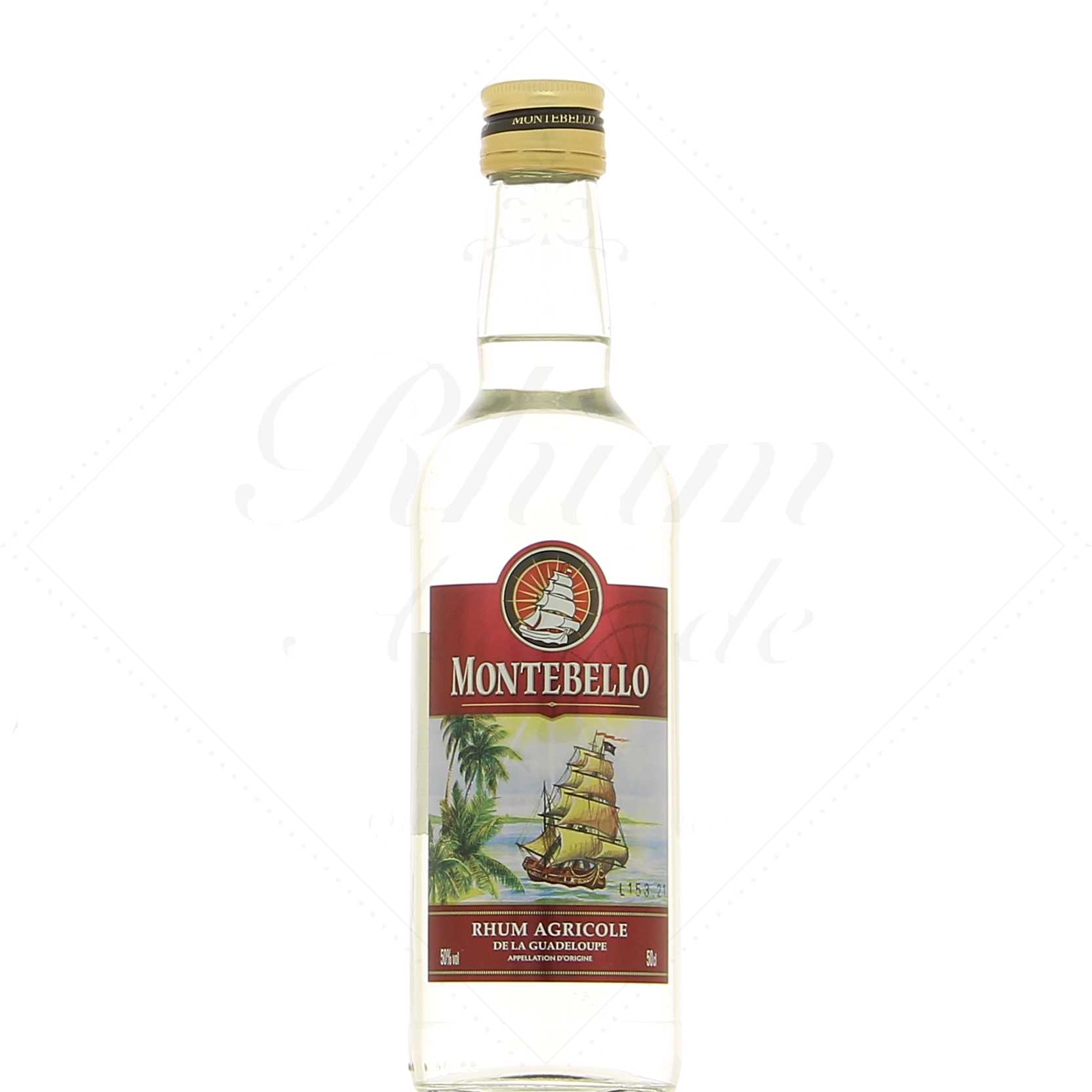 Montebello rhum agricole blanc 50° 50 cl