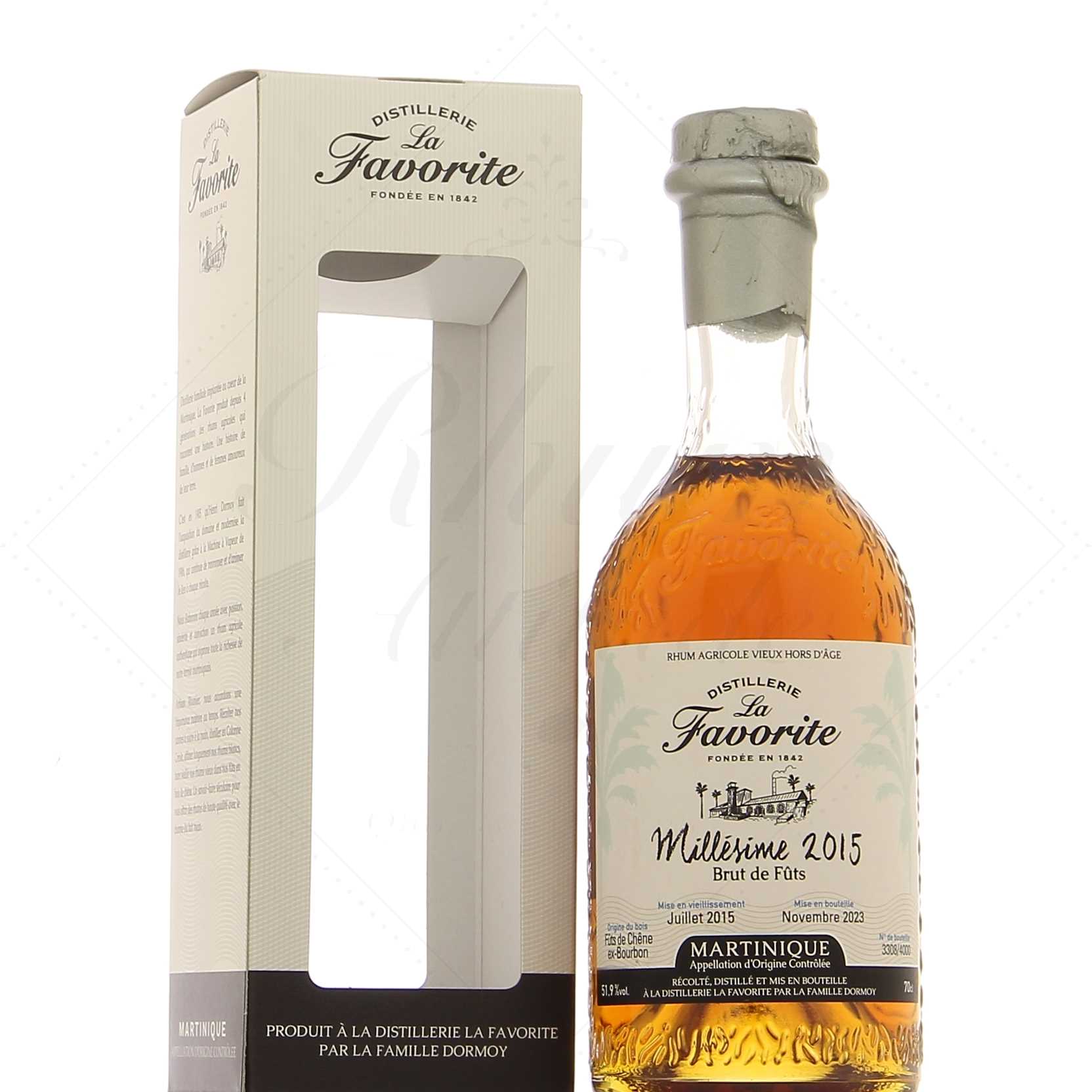 La Favorite Millésime 2015 8 ans 51,9°