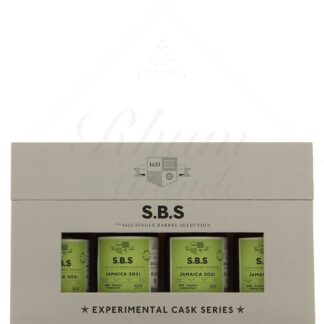 SBS Coffret 4 rhums Jamaica 2021 WPE 62,5°