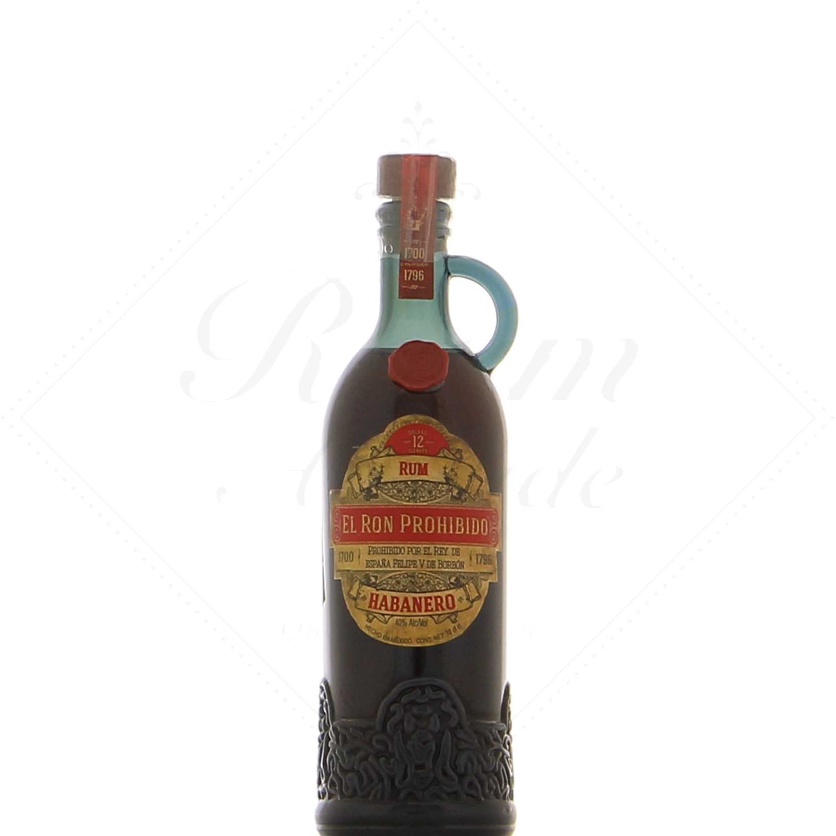 El Ron Prohibido Habanero 12 ans 40° - format 10 cl