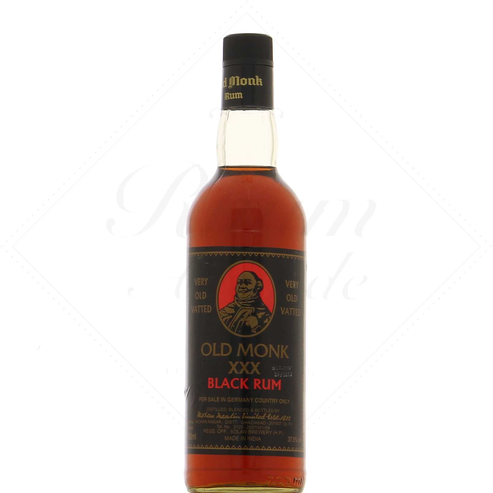 Old Monk XXX Black Rum Very Old 37,5°