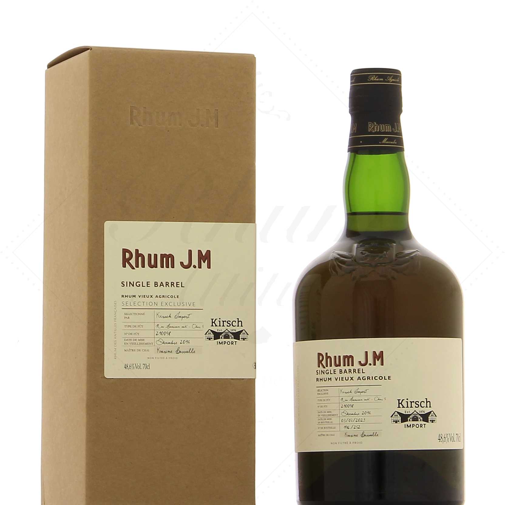 JM Single Barrel 2014-2023 Fût 210098 48,6°