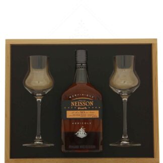Neisson XO en coffret 2 verres et plateau 48,5°
