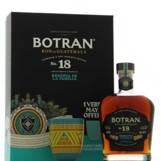Botran 18 en coffret 1 verre Maya 40°