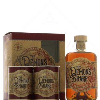 Demon's share 6 ans en coffret 2 verres timbales 40°