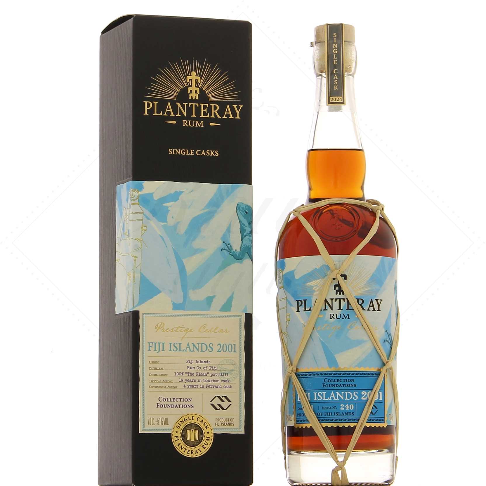 Planteray Rum 23 ans 2001 Fiji Pot Still Foundations 51°