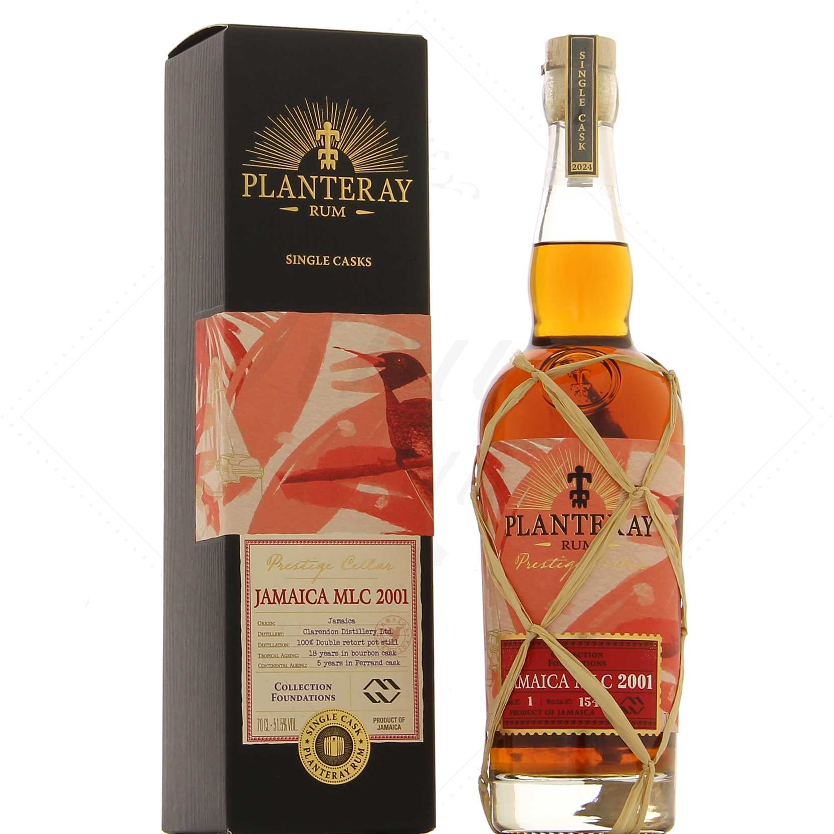 Planteray Rum 23 ans 2001 Clarendon MLC Foundations 51,5°
