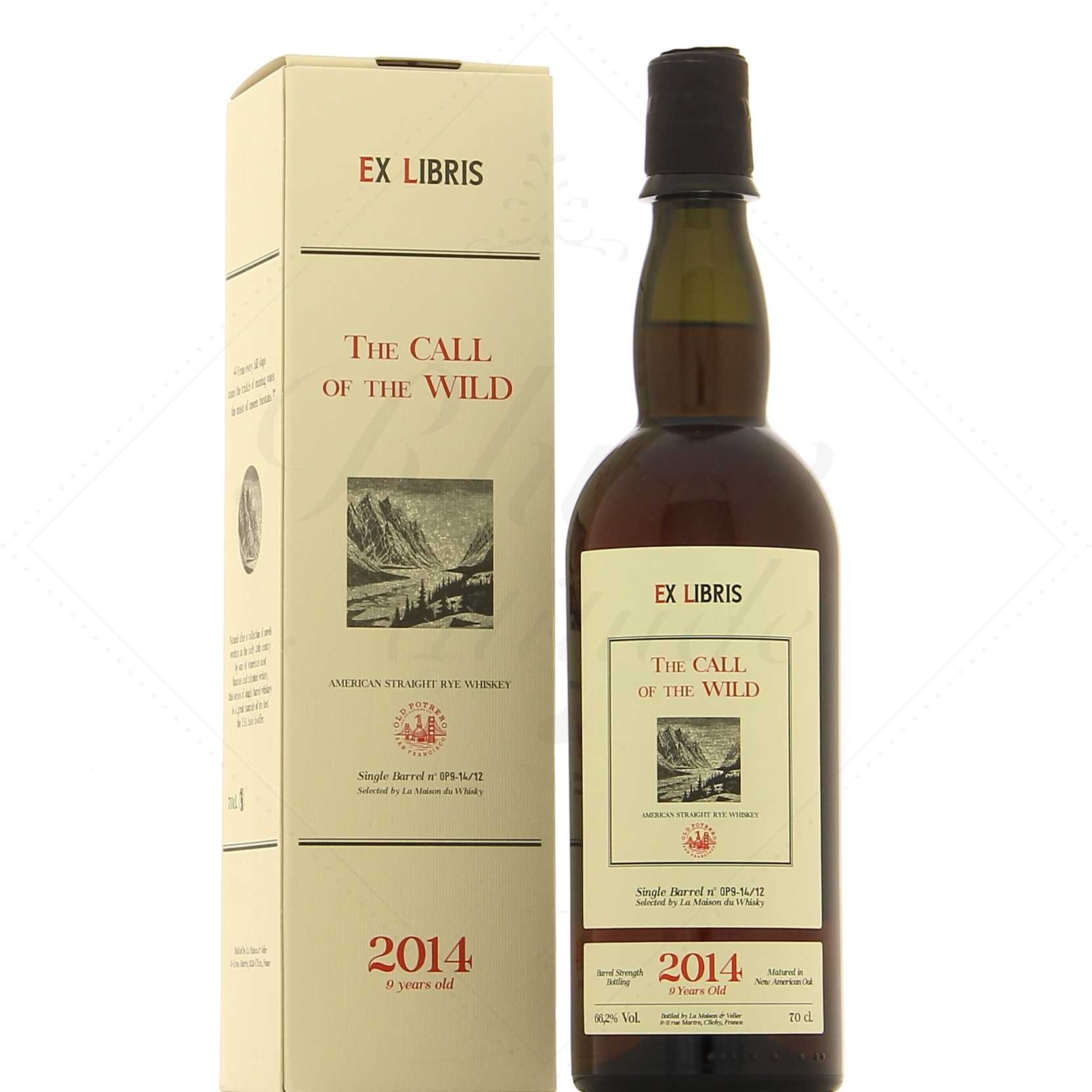 Old Potrero 9 ans 2014 Ex libris The call of the wild 66,2°
