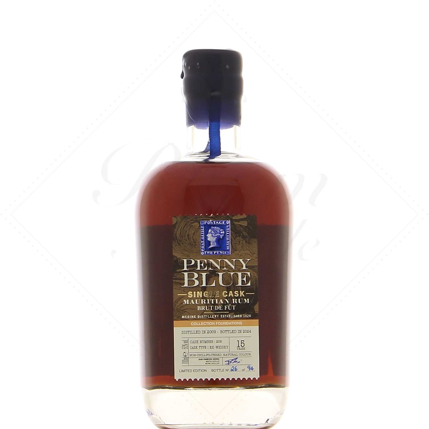 Penny Blue 15 ans 2009 Single cask n°206 Ex-whisky Foundations 60°