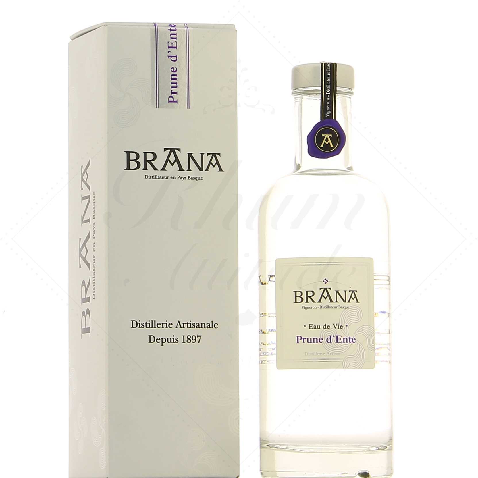 Brana Eau-de-vie Prune d’Ente blanche Les Cristallines 44°